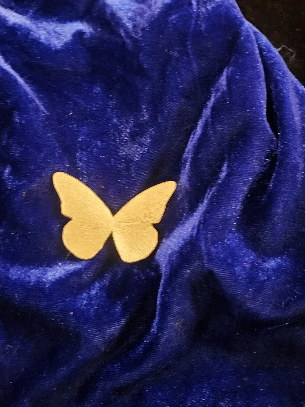 Gold Butterfly Brooch - Fashion Accessory